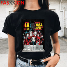 Load image into Gallery viewer, Neue Geld Heist Coole T-shirt Männer La Casa De Papel Harajuku T-shirt Haus von Papier Grafik T-shirt Bella Ciao Hüfte hop Top Tees Männlichen