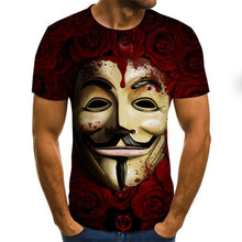 Load image into Gallery viewer, 2020 hot-sale Clown 3D Printed T Shirt Men Joker Face Male tshirt 3d Clown Short Sleeve Funny T Shirts Tops &amp; Tees XXS-6XL
