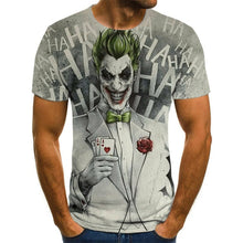 Load image into Gallery viewer, 2020 hot-sale Clown 3D Printed T Shirt Men Joker Face Male tshirt 3d Clown Short Sleeve Funny T Shirts Tops &amp; Tees XXS-6XL
