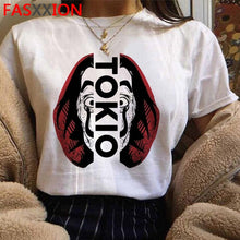 Load image into Gallery viewer, Neue Geld Heist Coole T-shirt Männer La Casa De Papel Harajuku T-shirt Haus von Papier Grafik T-shirt Bella Ciao Hüfte hop Top Tees Männlichen
